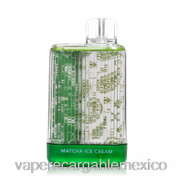 Vape Recargable Fog X Claridad 7000 Helado De Matcha Desechable